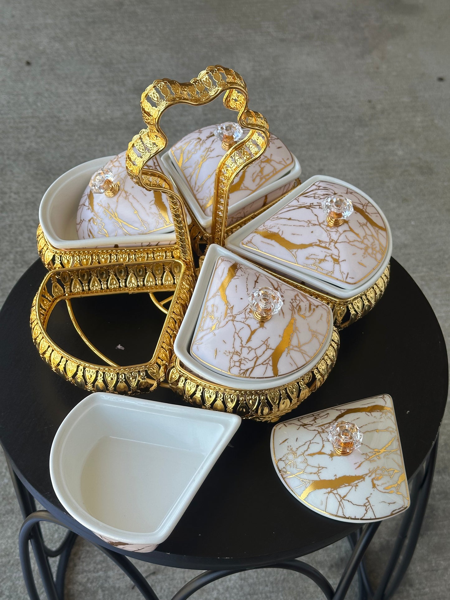 Dry Fruit Pots - ceramic
